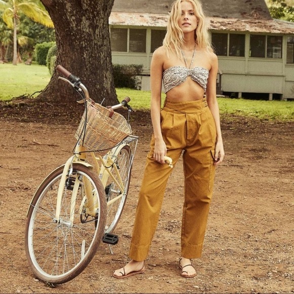 Doen Bleecker Pants In Oak 0 NWT - Picture 2 of 9